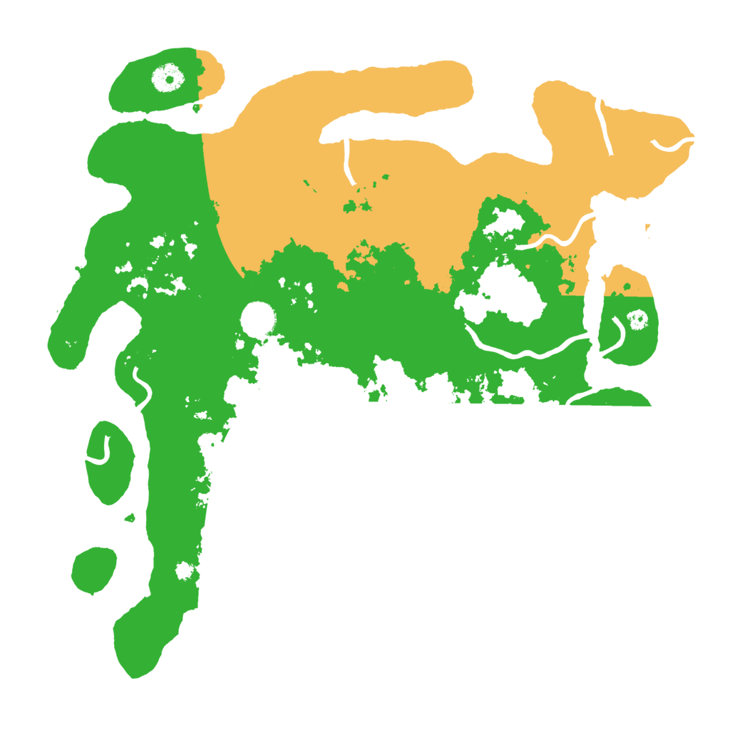 Biome Rust Map: Procedural Map, Size: 3700, Seed: 167890584