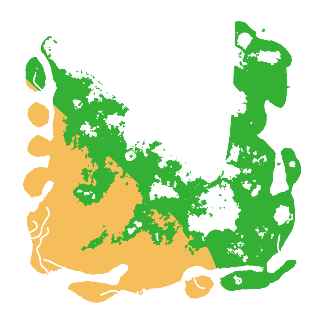 Biome Rust Map: Procedural Map, Size: 4500, Seed: 271622204