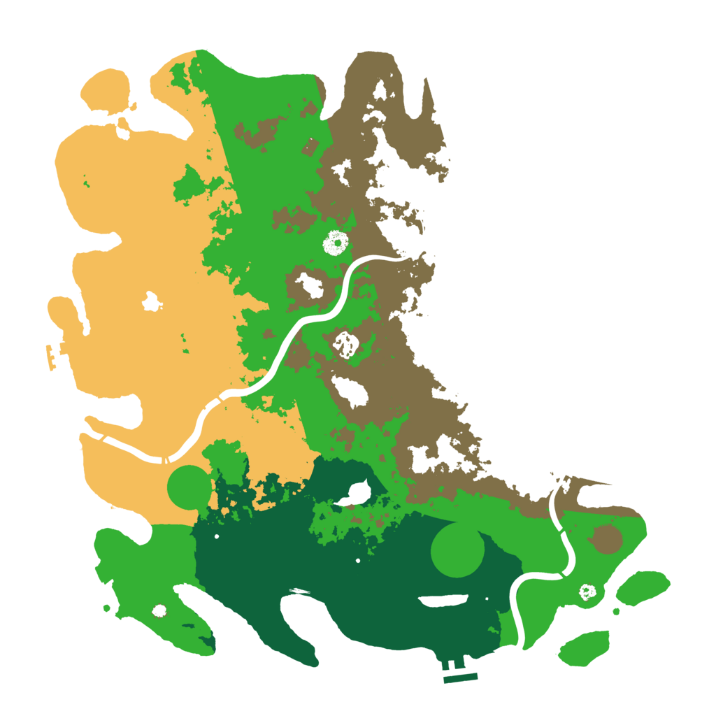Biome Rust Map: Procedural Map, Size: 4250, Seed: 998038
