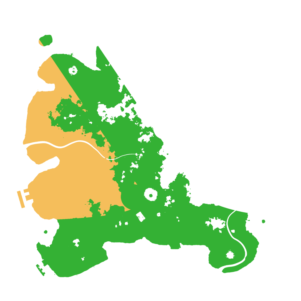 Biome Rust Map: Procedural Map, Size: 3500, Seed: 37979672
