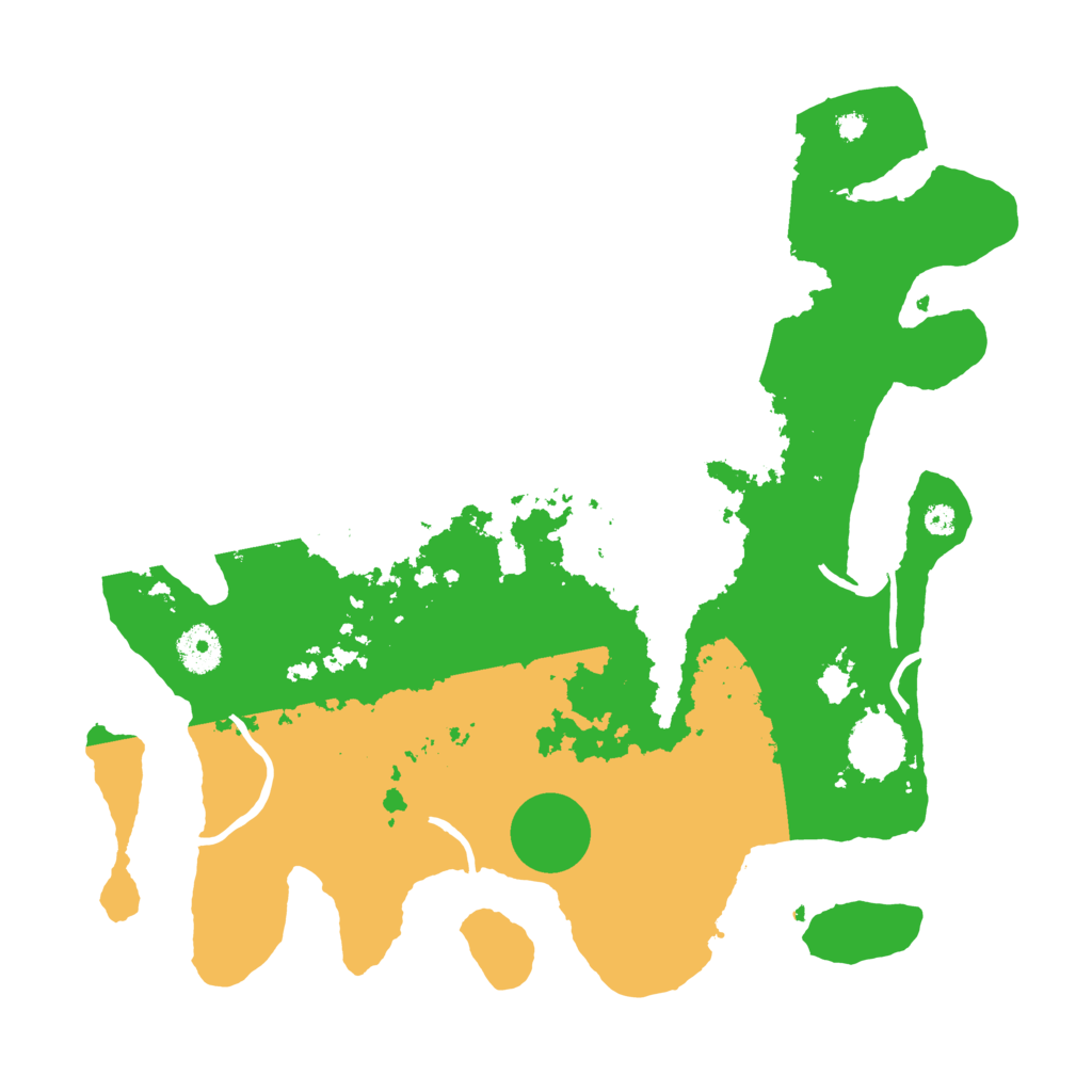 Biome Rust Map: Procedural Map, Size: 3600, Seed: 36119202