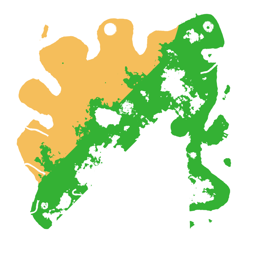 Biome Rust Map: Procedural Map, Size: 3700, Seed: 55634322