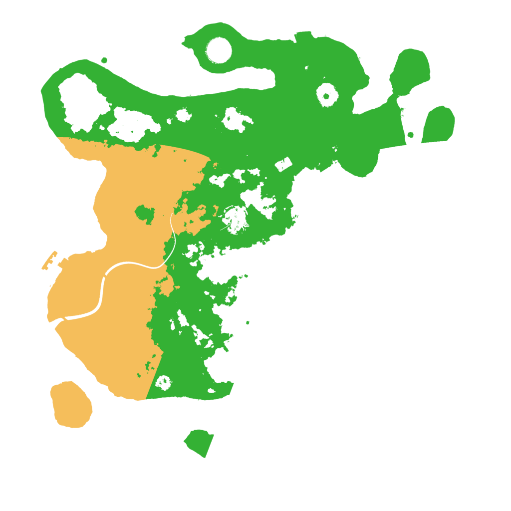 Biome Rust Map: Procedural Map, Size: 3500, Seed: 100388604