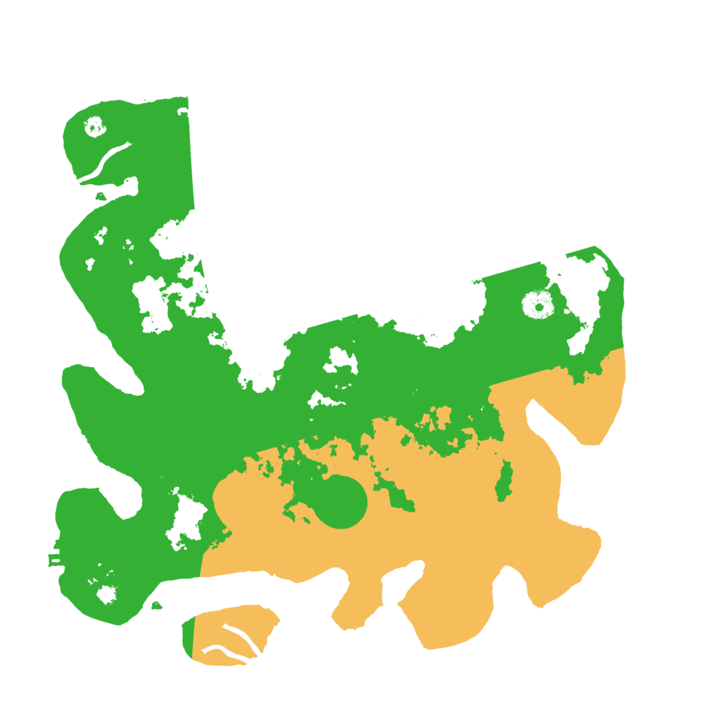 Biome Rust Map: Procedural Map, Size: 3500, Seed: 1131205861