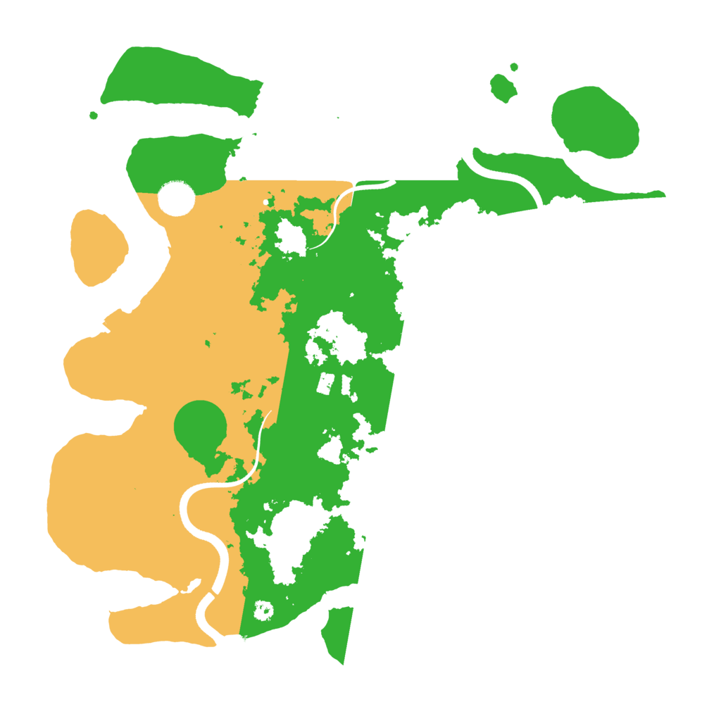 Biome Rust Map: Procedural Map, Size: 3600, Seed: 11089252