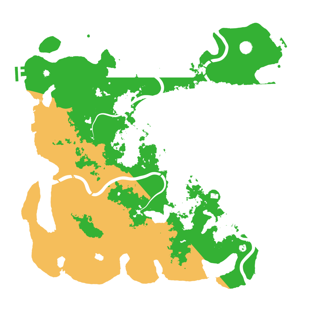Biome Rust Map: Procedural Map, Size: 4300, Seed: 741048