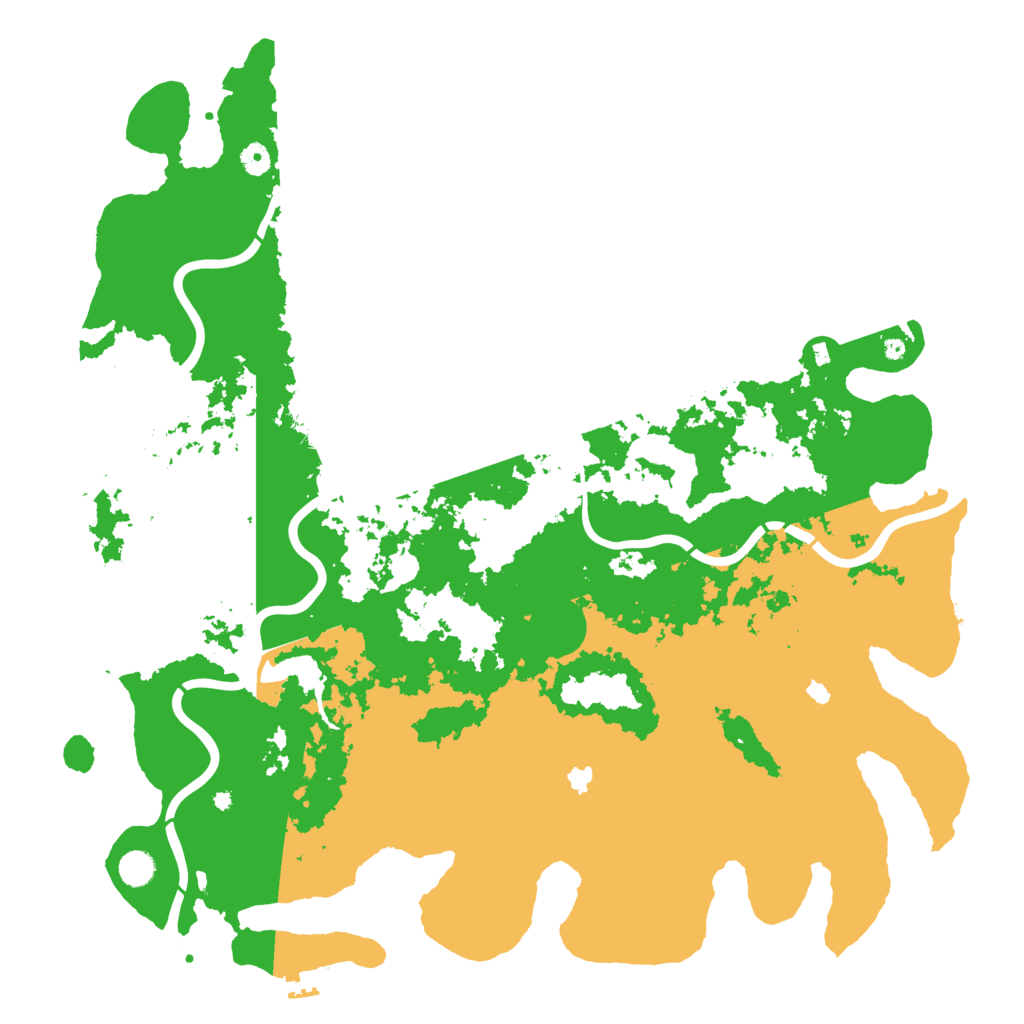 Biome Rust Map: Procedural Map, Size: 5000, Seed: 19600691