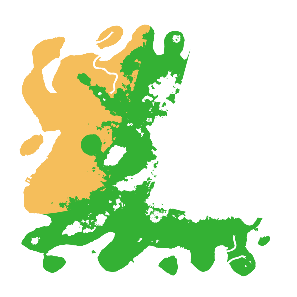 Biome Rust Map: Procedural Map, Size: 3800, Seed: 79958487