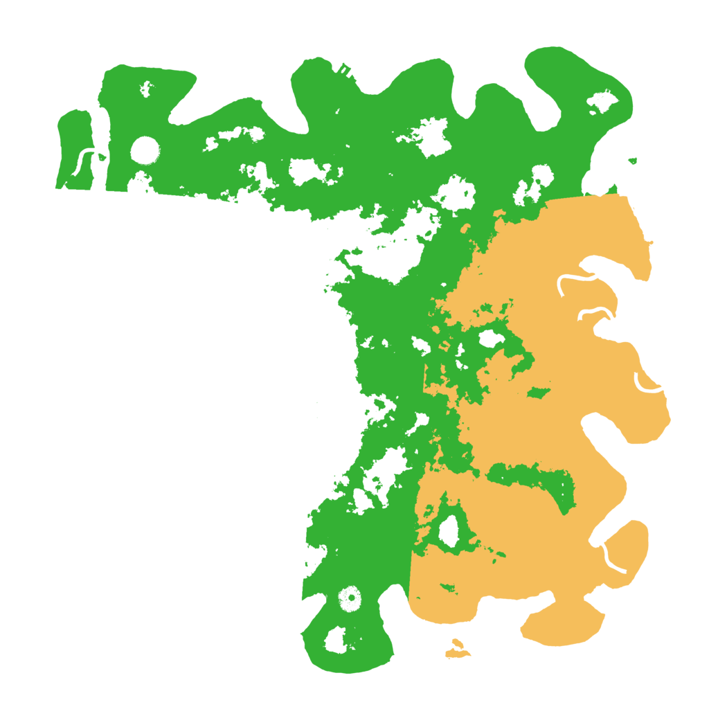 Biome Rust Map: Procedural Map, Size: 4400, Seed: 49163028