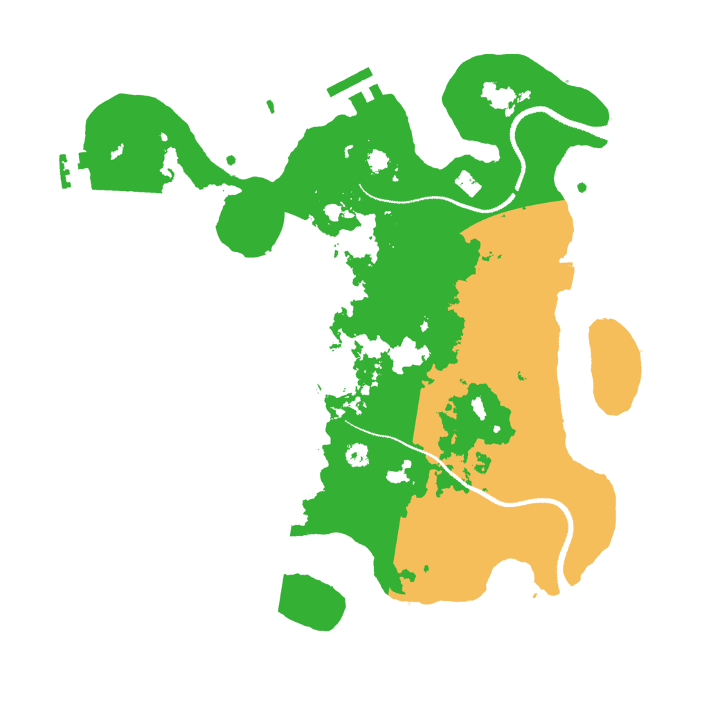 Biome Rust Map: Procedural Map, Size: 3000, Seed: 9209600