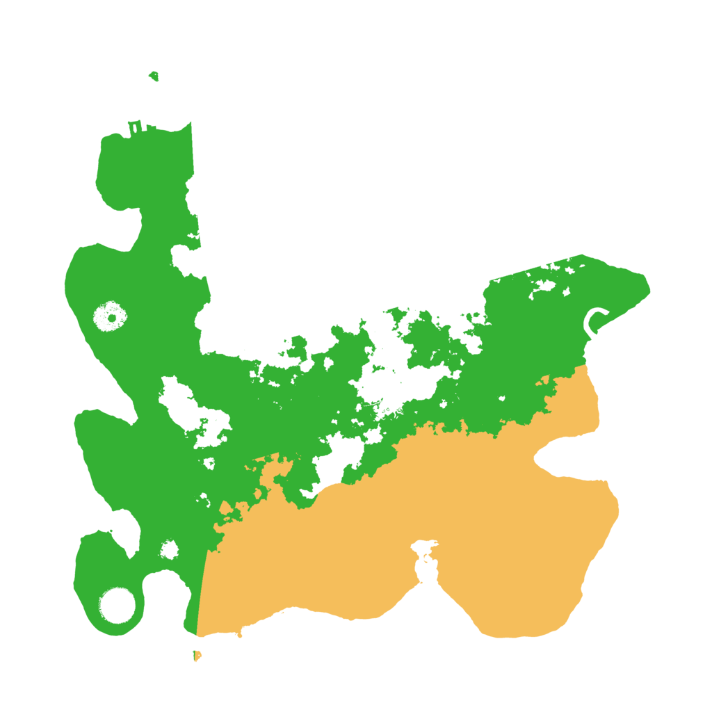 Biome Rust Map: Procedural Map, Size: 3500, Seed: 69962969