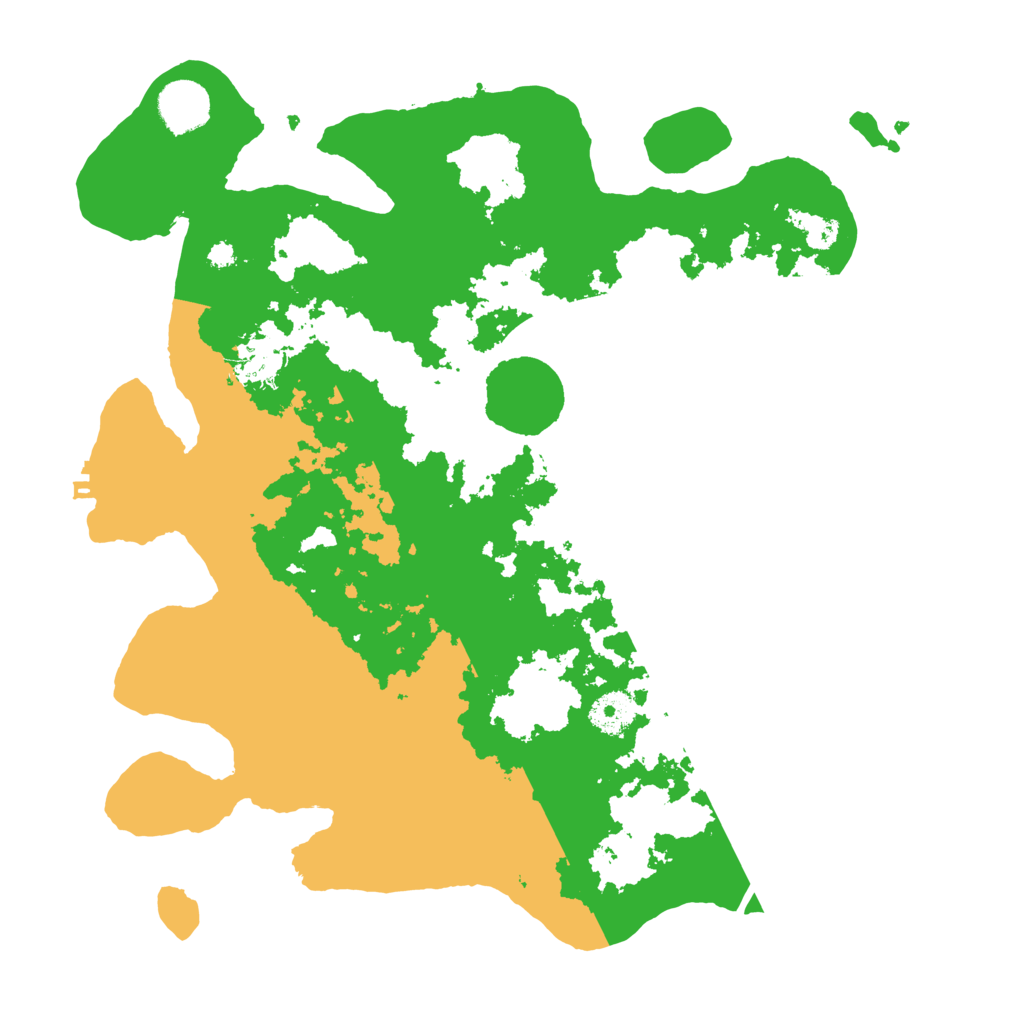 Biome Rust Map: Procedural Map, Size: 3550, Seed: 48651164