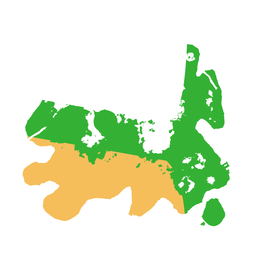 Biome Rust Map: Procedural Map, Size: 3000, Seed: 1128472415