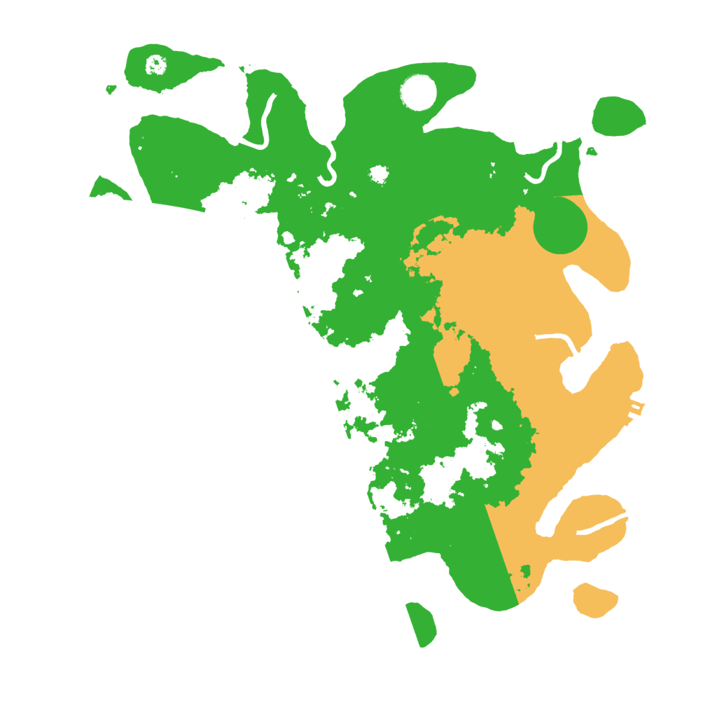 Biome Rust Map: Procedural Map, Size: 3500, Seed: 546451964