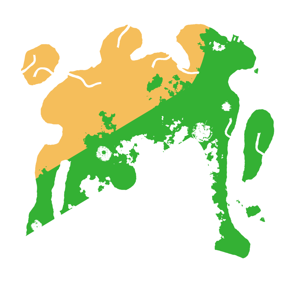 Biome Rust Map: Procedural Map, Size: 3000, Seed: 364769330