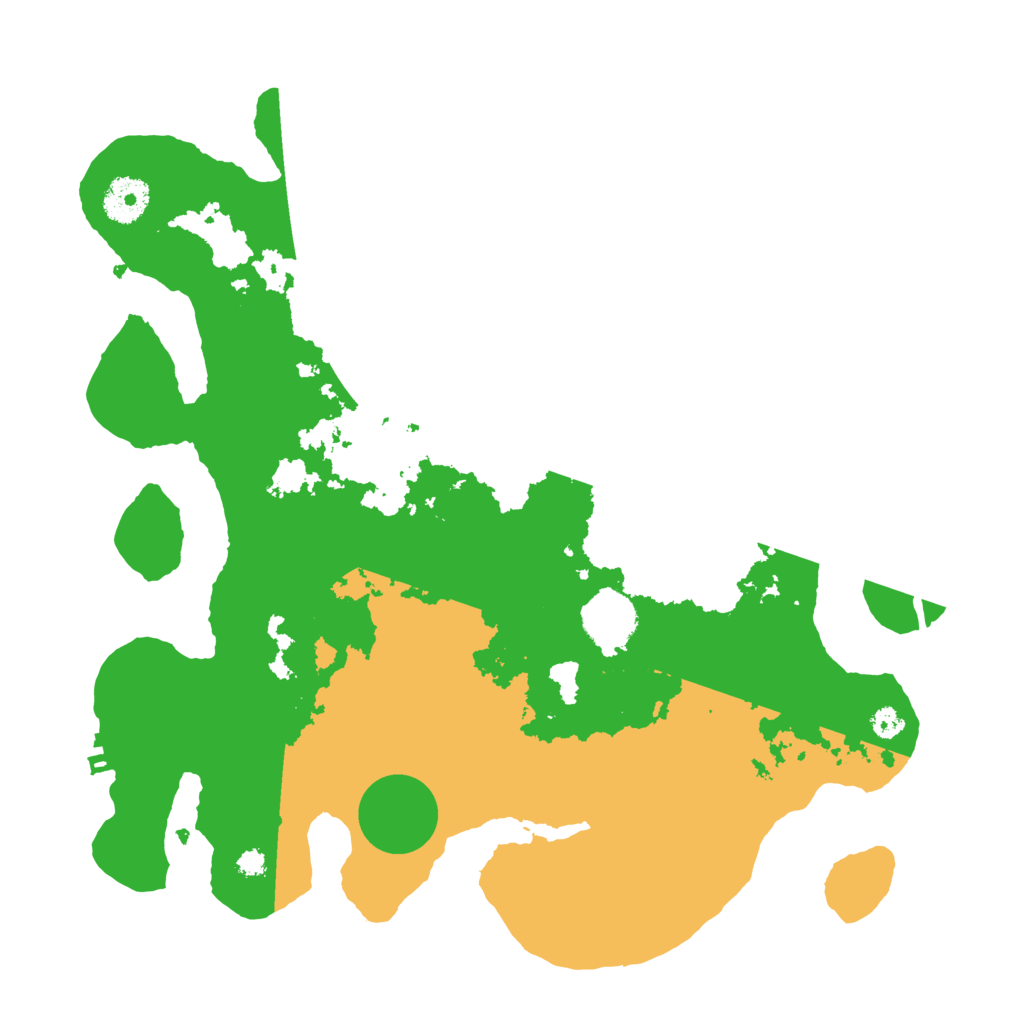 Biome Rust Map: Procedural Map, Size: 3400, Seed: 75297464