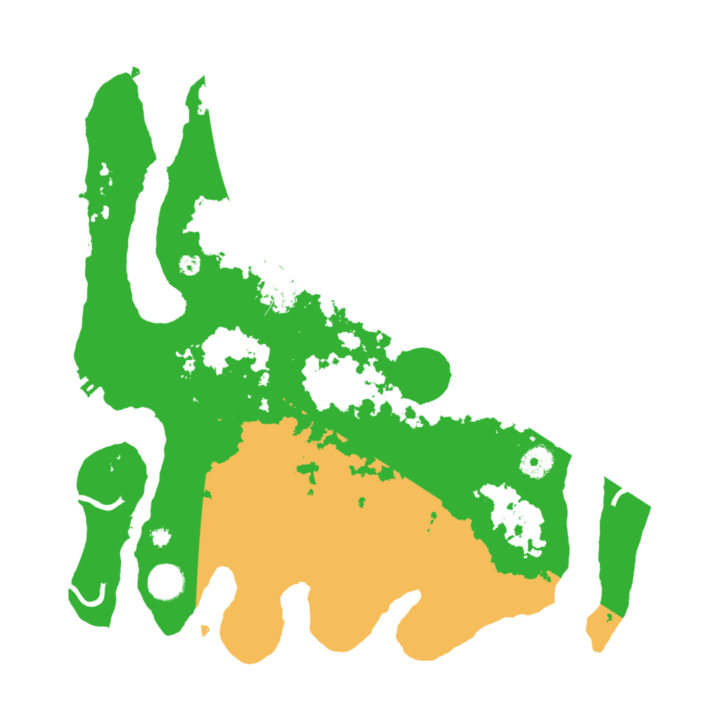 Biome Rust Map: Procedural Map, Size: 3500, Seed: 521816102