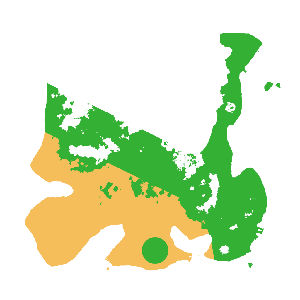 Biome Rust Map: Procedural Map, Size: 3000, Seed: 29270