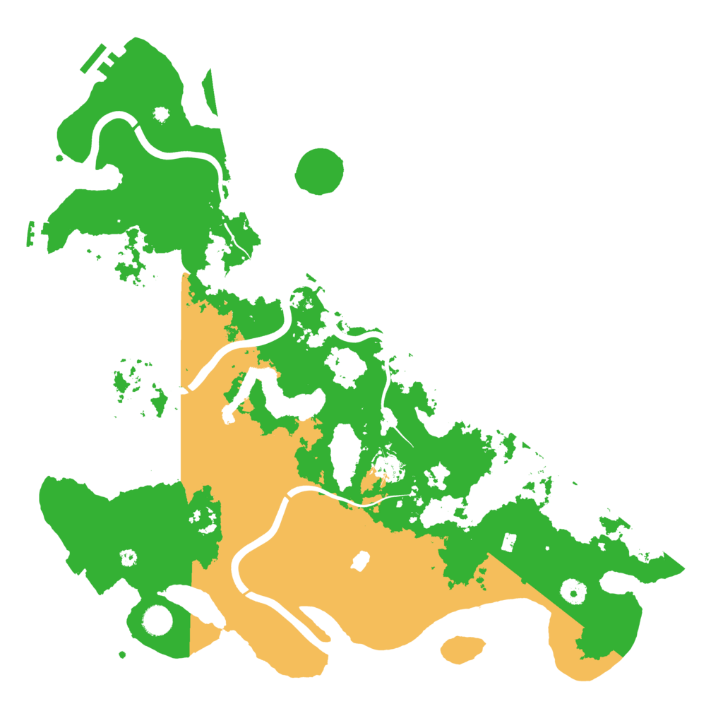 Biome Rust Map: Procedural Map, Size: 4253, Seed: 616399348