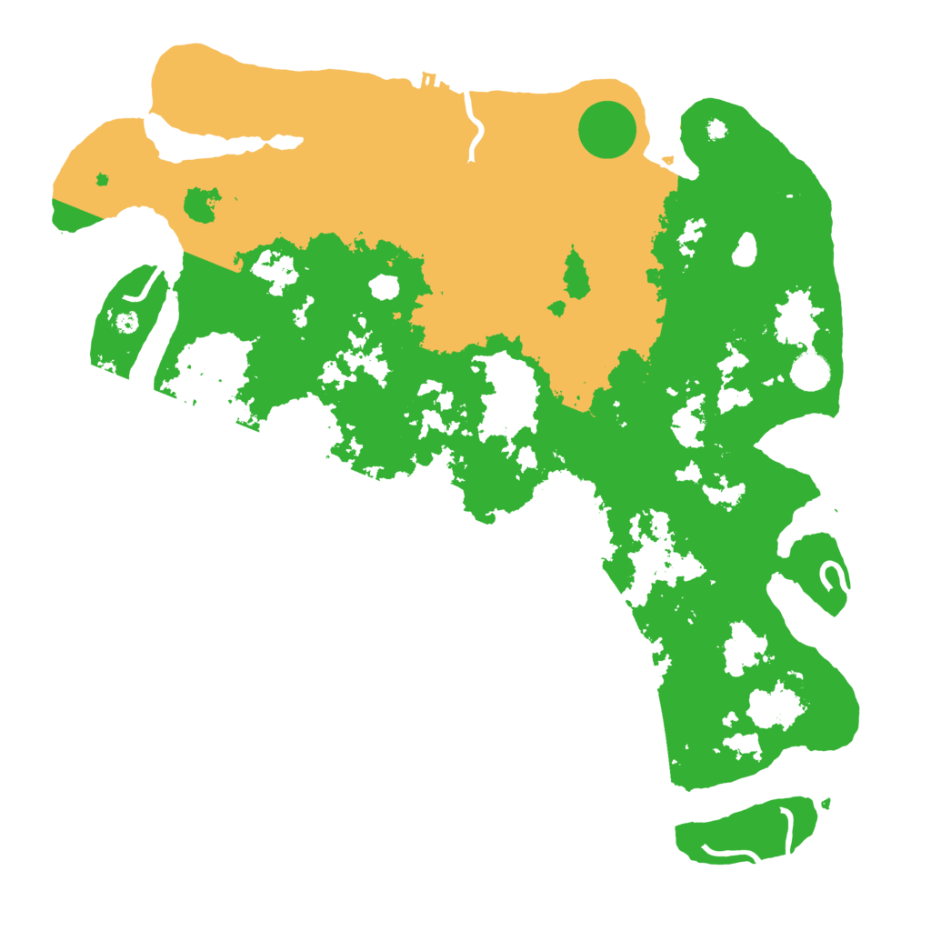 Biome Rust Map: Procedural Map, Size: 4250, Seed: 25385