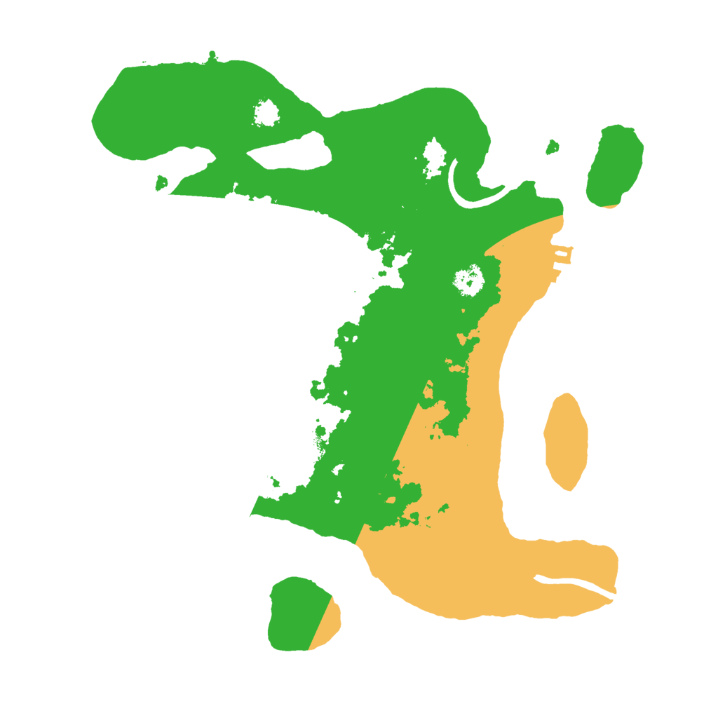 Biome Rust Map: Procedural Map, Size: 2500, Seed: 238287631