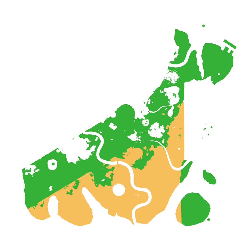 Biome Rust Map: Procedural Map, Size: 3500, Seed: 7477634