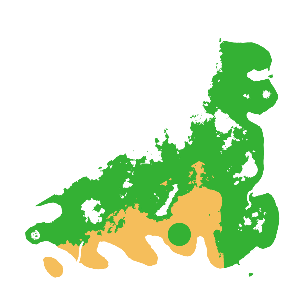 Biome Rust Map: Procedural Map, Size: 3500, Seed: 73500848