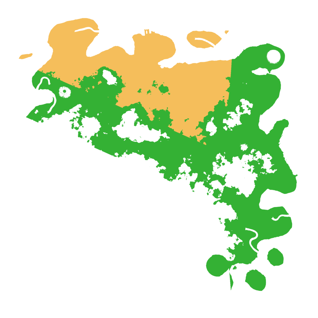 Biome Rust Map: Procedural Map, Size: 4100, Seed: 35824