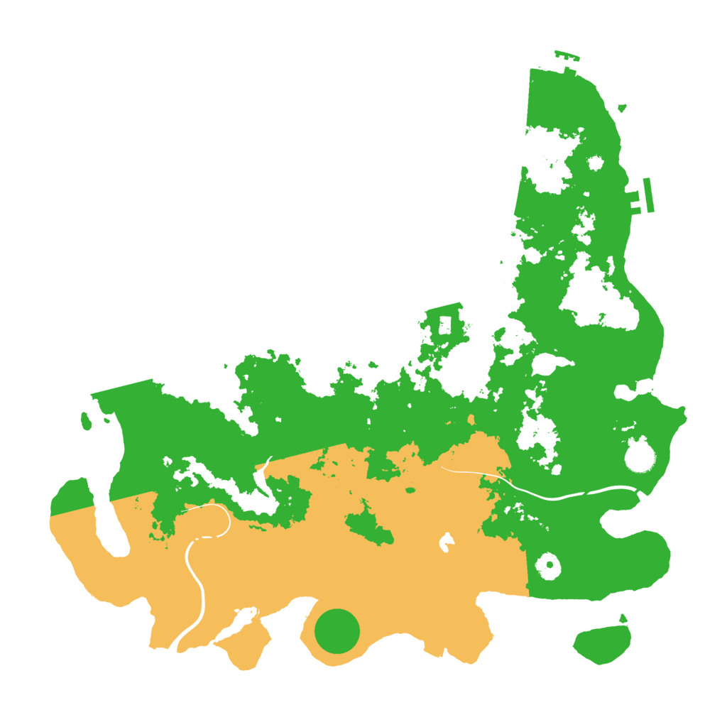Biome Rust Map: Procedural Map, Size: 4250, Seed: 1326888580