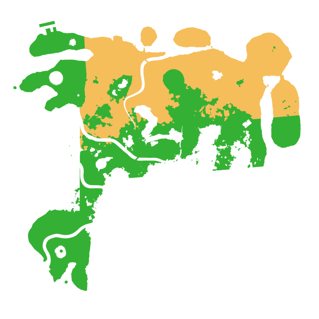 Biome Rust Map: Procedural Map, Size: 4100, Seed: 78092426