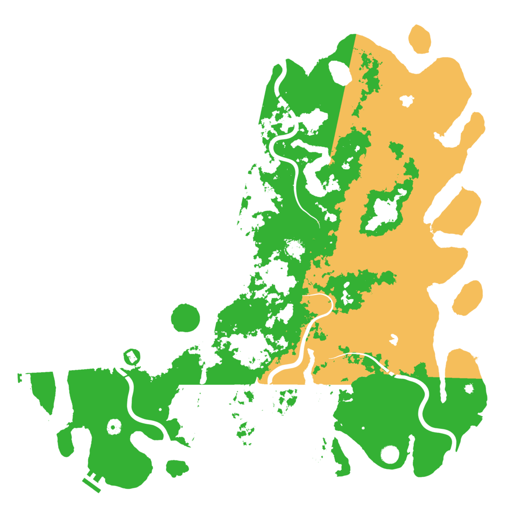 Biome Rust Map: Procedural Map, Size: 5000, Seed: 847264017