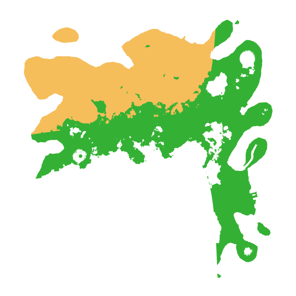 Biome Rust Map: Procedural Map, Size: 3400, Seed: 19170689
