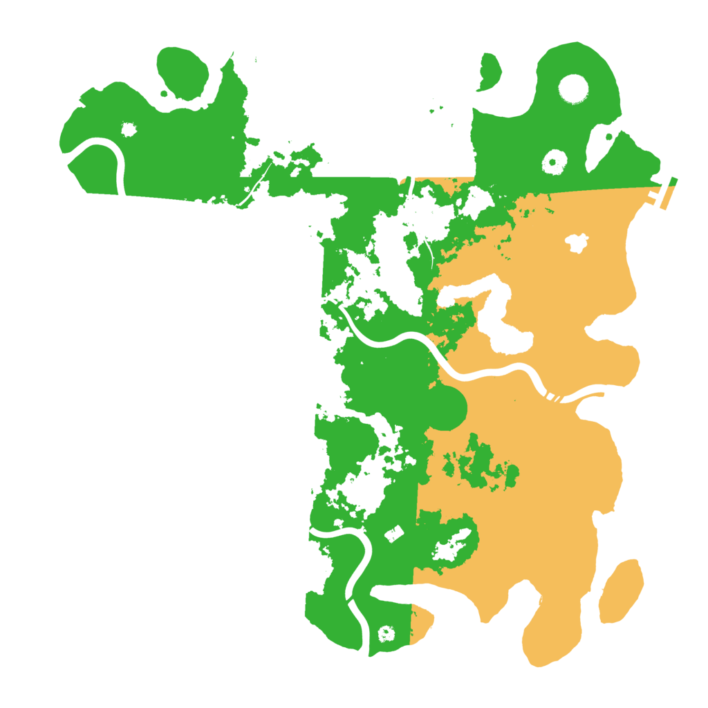 Biome Rust Map: Procedural Map, Size: 4250, Seed: 79816735