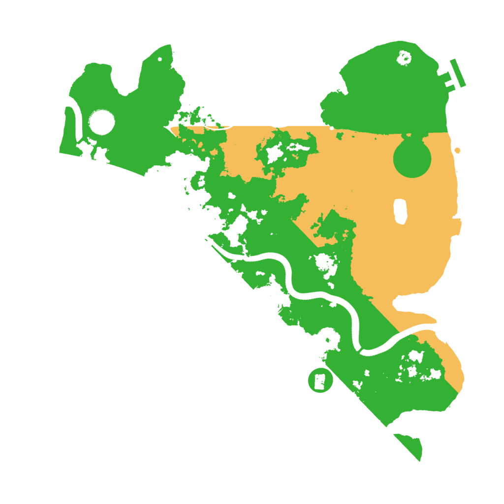 Biome Rust Map: Procedural Map, Size: 3500, Seed: 1211348551