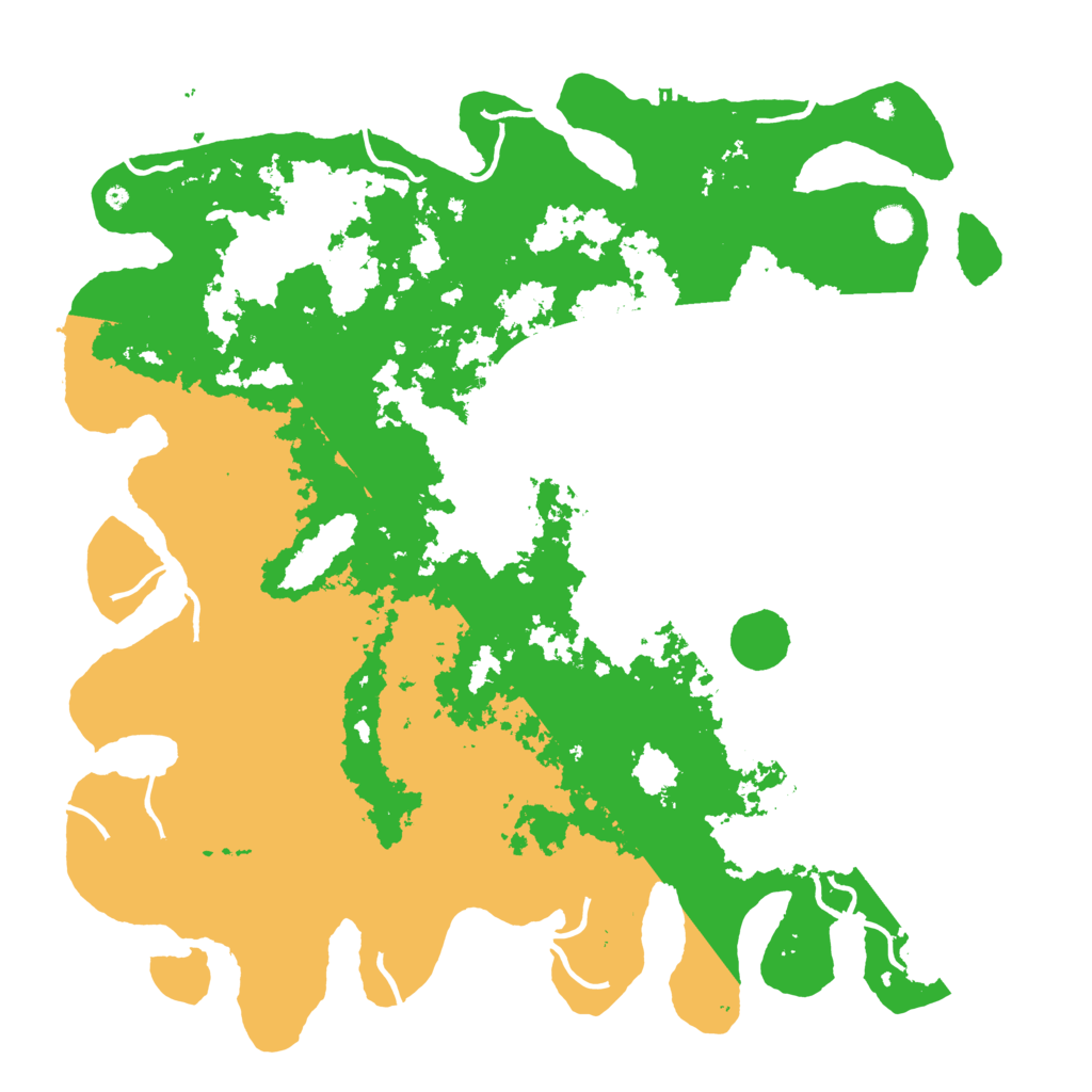 Biome Rust Map: Procedural Map, Size: 5000, Seed: 158434724
