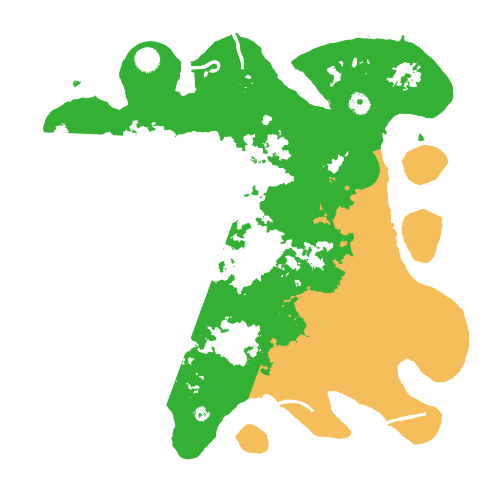 Biome Rust Map: Procedural Map, Size: 3500, Seed: 50771710