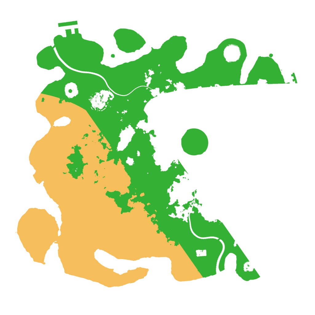 Biome Rust Map: Procedural Map, Size: 3300, Seed: 2109820806