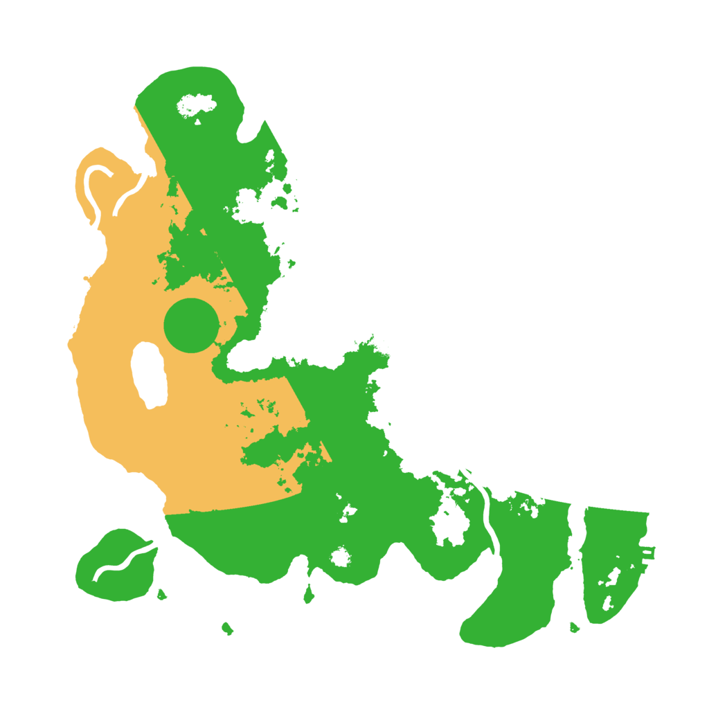 Biome Rust Map: Procedural Map, Size: 3400, Seed: 52930876