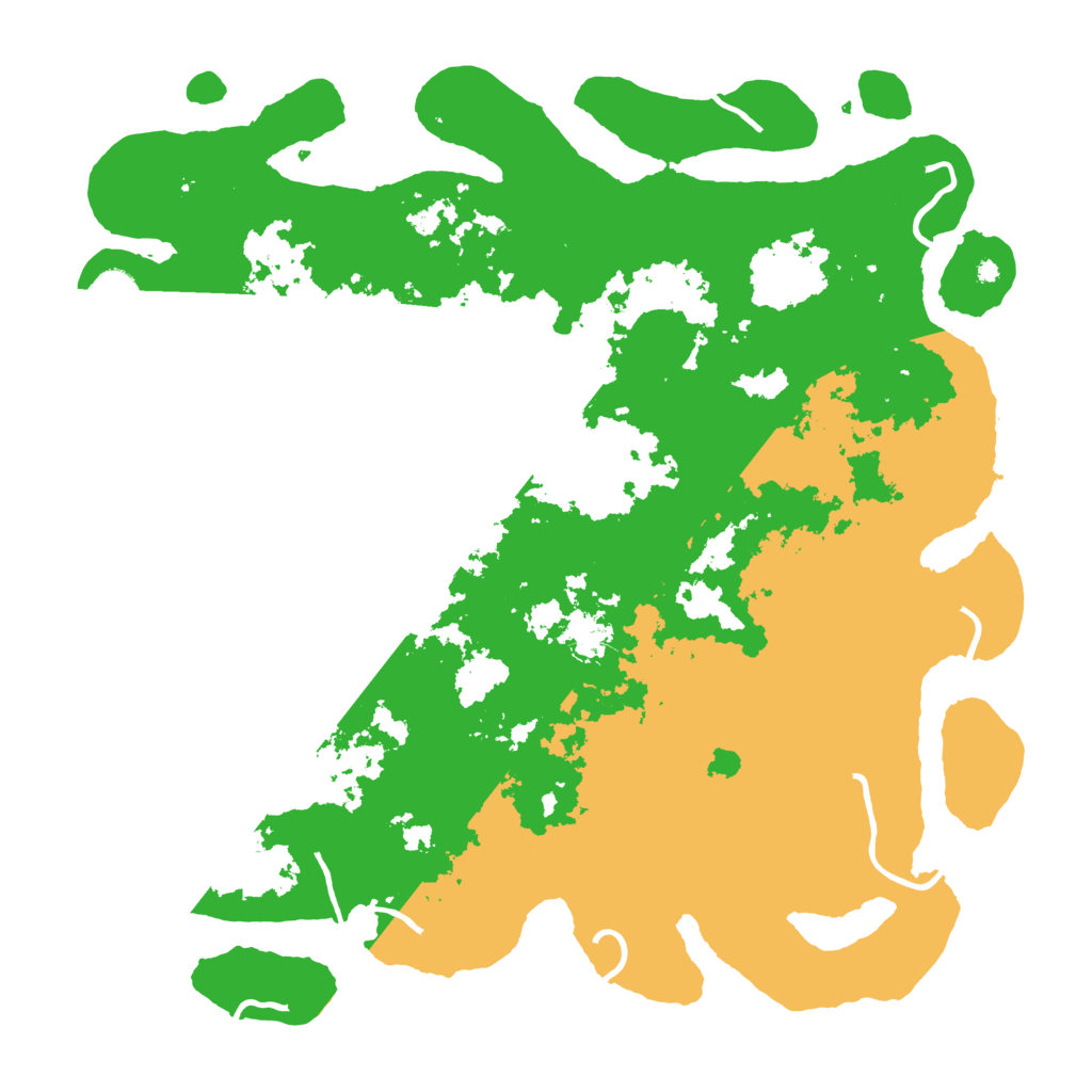 Biome Rust Map: Procedural Map, Size: 4500, Seed: 578807832