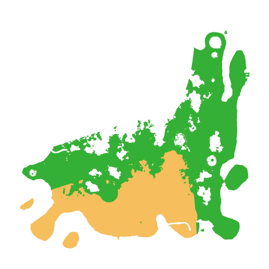 Biome Rust Map: Procedural Map, Size: 3950, Seed: 49094153