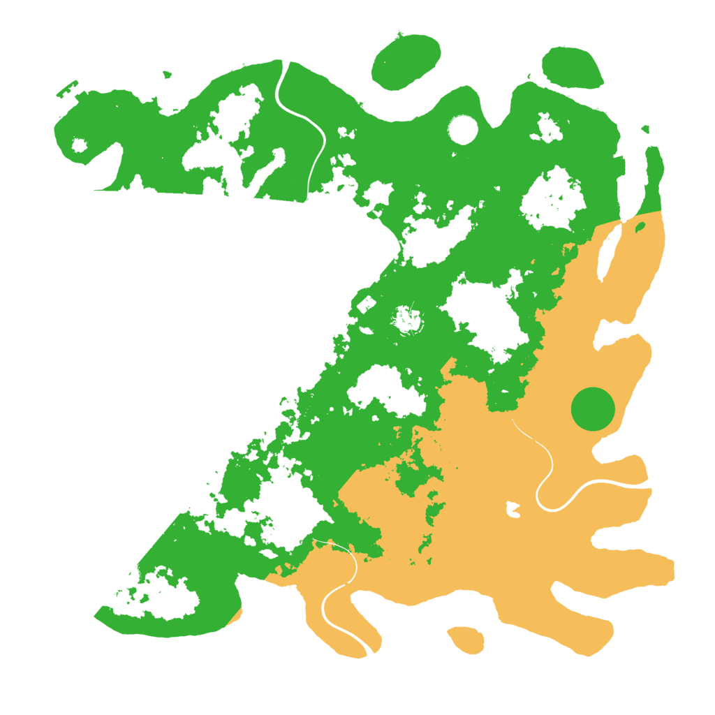 Biome Rust Map: Procedural Map, Size: 4300, Seed: 80456681