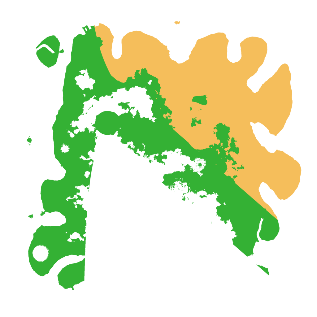 Biome Rust Map: Procedural Map, Size: 3500, Seed: 55324242