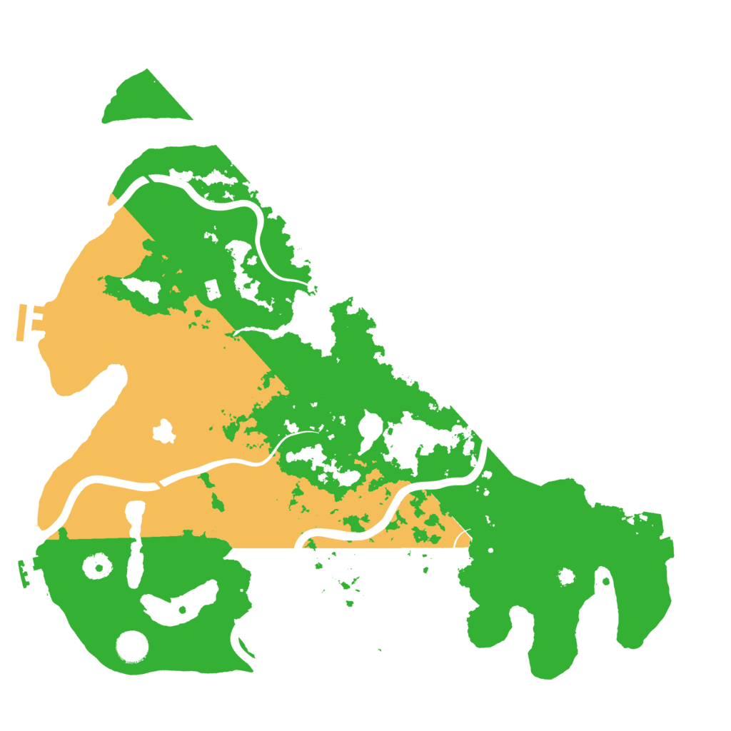 Biome Rust Map: Procedural Map, Size: 4000, Seed: 28205910