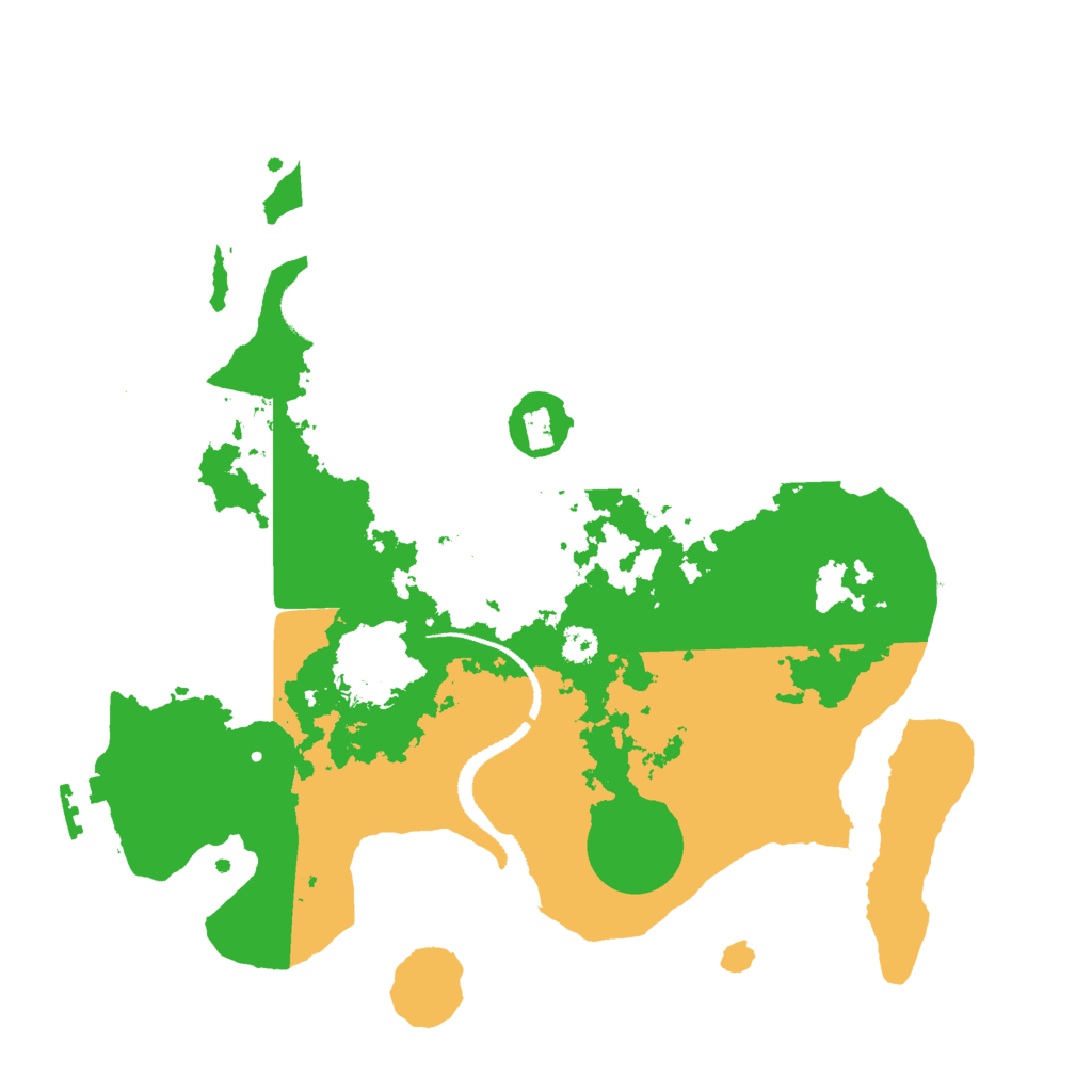 Biome Rust Map: Procedural Map, Size: 3000, Seed: 23625