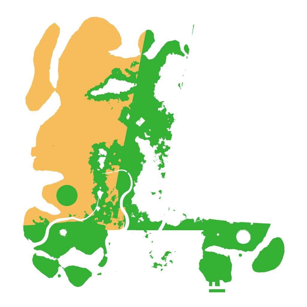 Biome Rust Map: Procedural Map, Size: 3850, Seed: 81390886