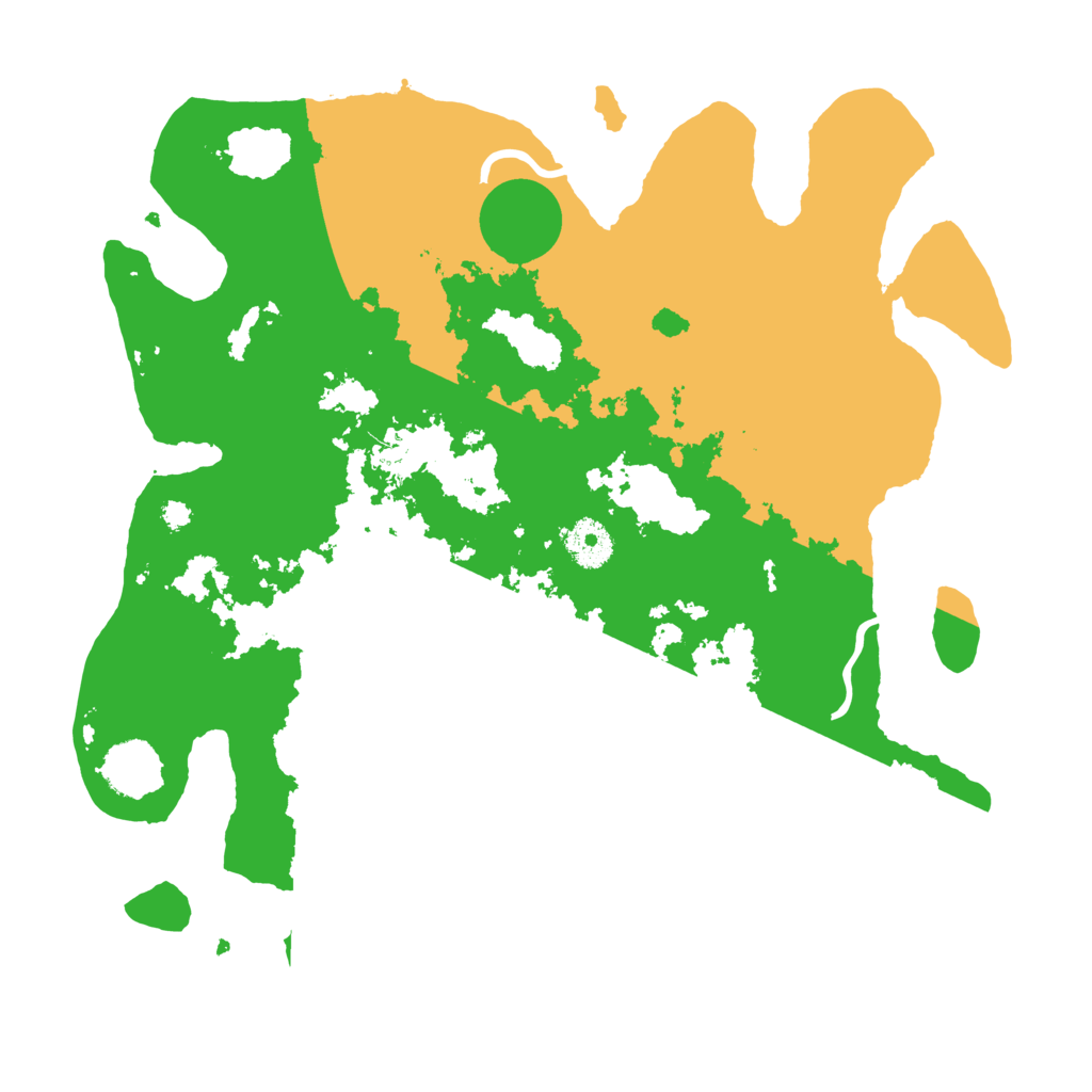 Biome Rust Map: Procedural Map, Size: 3500, Seed: 6275214