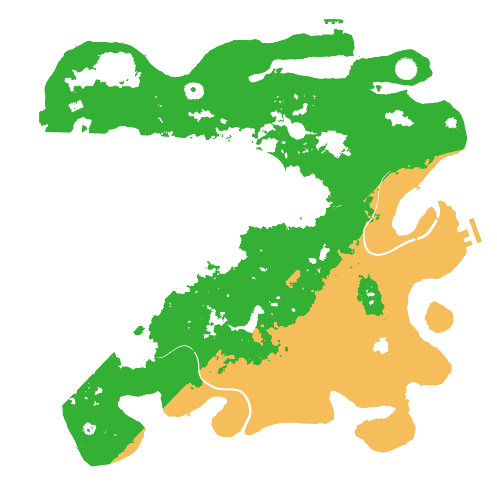 Biome Rust Map: Procedural Map, Size: 4000, Seed: 3829