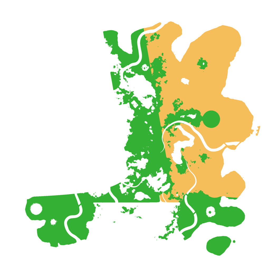 Biome Rust Map: Procedural Map, Size: 4100, Seed: 78243276