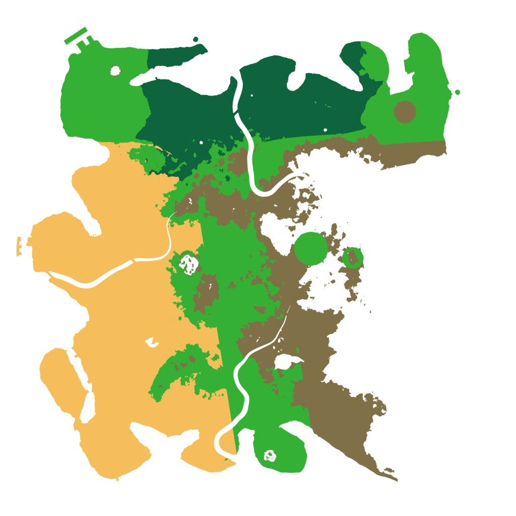 Biome Rust Map: Procedural Map, Size: 4100, Seed: 97654896