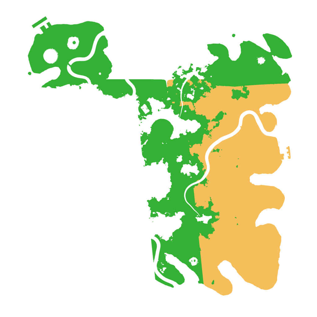 Biome Rust Map: Procedural Map, Size: 3850, Seed: 58265666